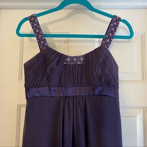 Purple David's Bridal Prom Dress